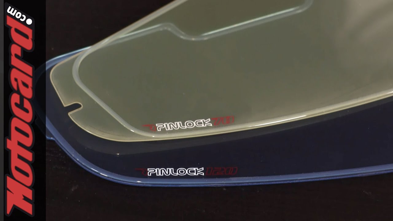 Pinlock d'un casque moto 