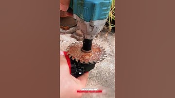 Methods for removing the angle grinder pressure plate with an electric wrench 🔧🪛