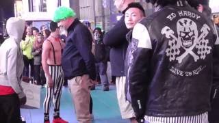 New York Mime ‘Bimbo’s’ Times Square Performance..Part 2