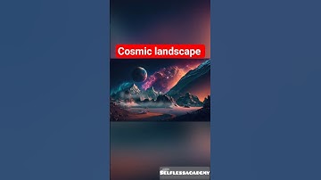 The Cosmic Landscape | Exploring the Structure of the Universe | #shorts #ytshorts #Selflessacademy