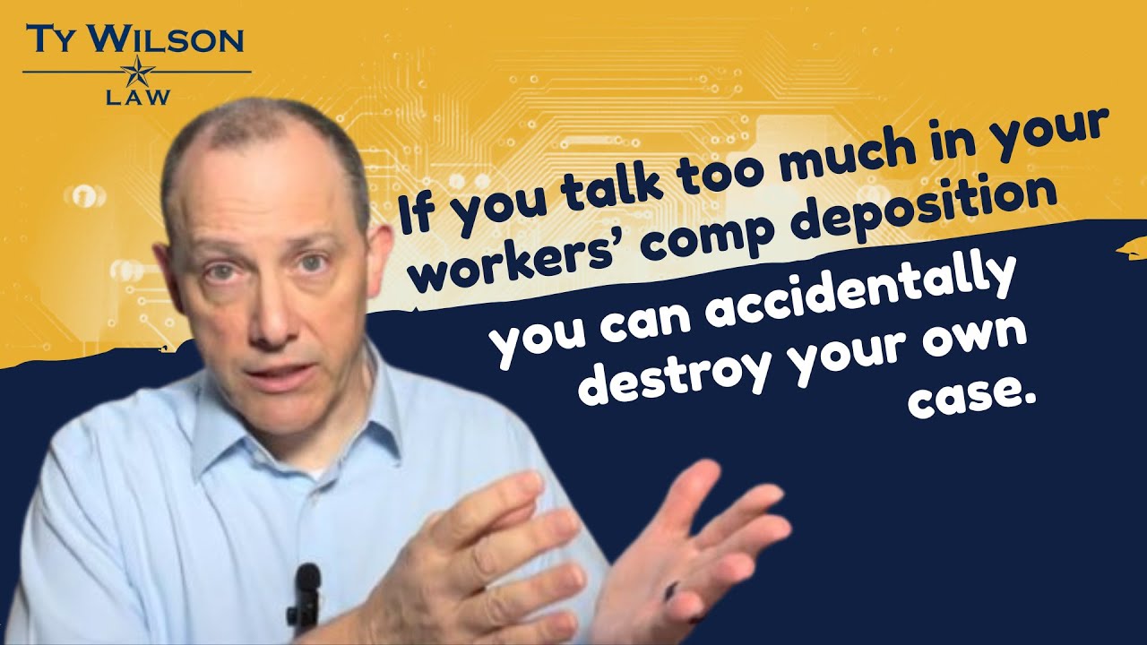 Если вы будете слишком много говорить на допросе по делу о компенсации работникам, вы можете случ...