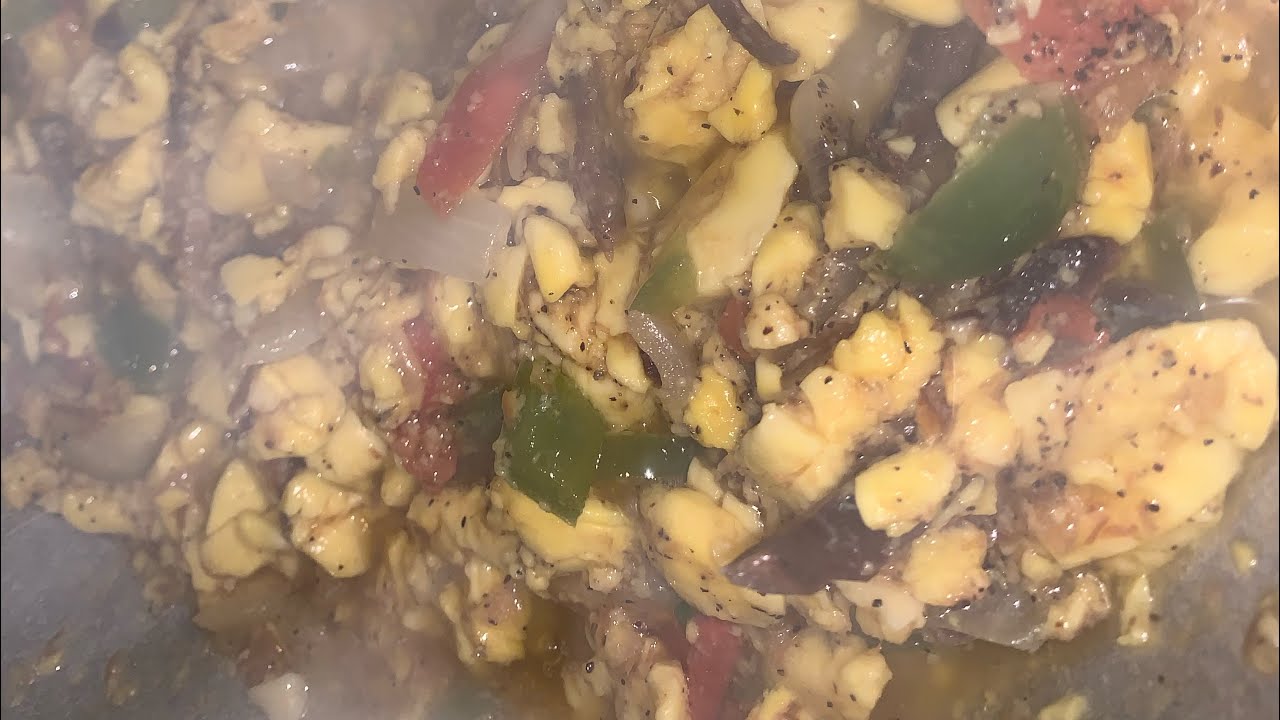 How to make Jamaican ackee and red herring 🇯🇲 YouTube