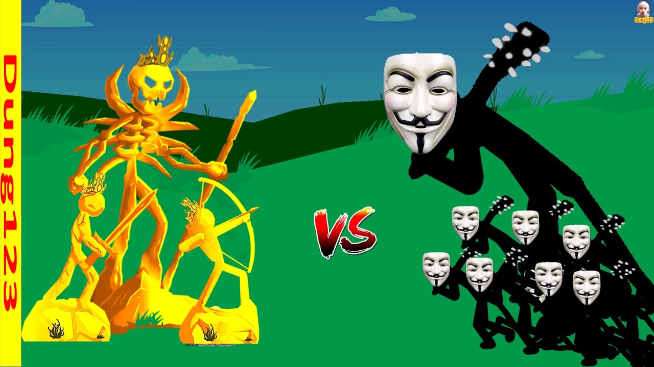 FULL STAUE GOLD VS H4CKER EXE-STICK WAR LEGACY