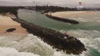 HD Drone Flyover of Kingscliff Beach, NSW
