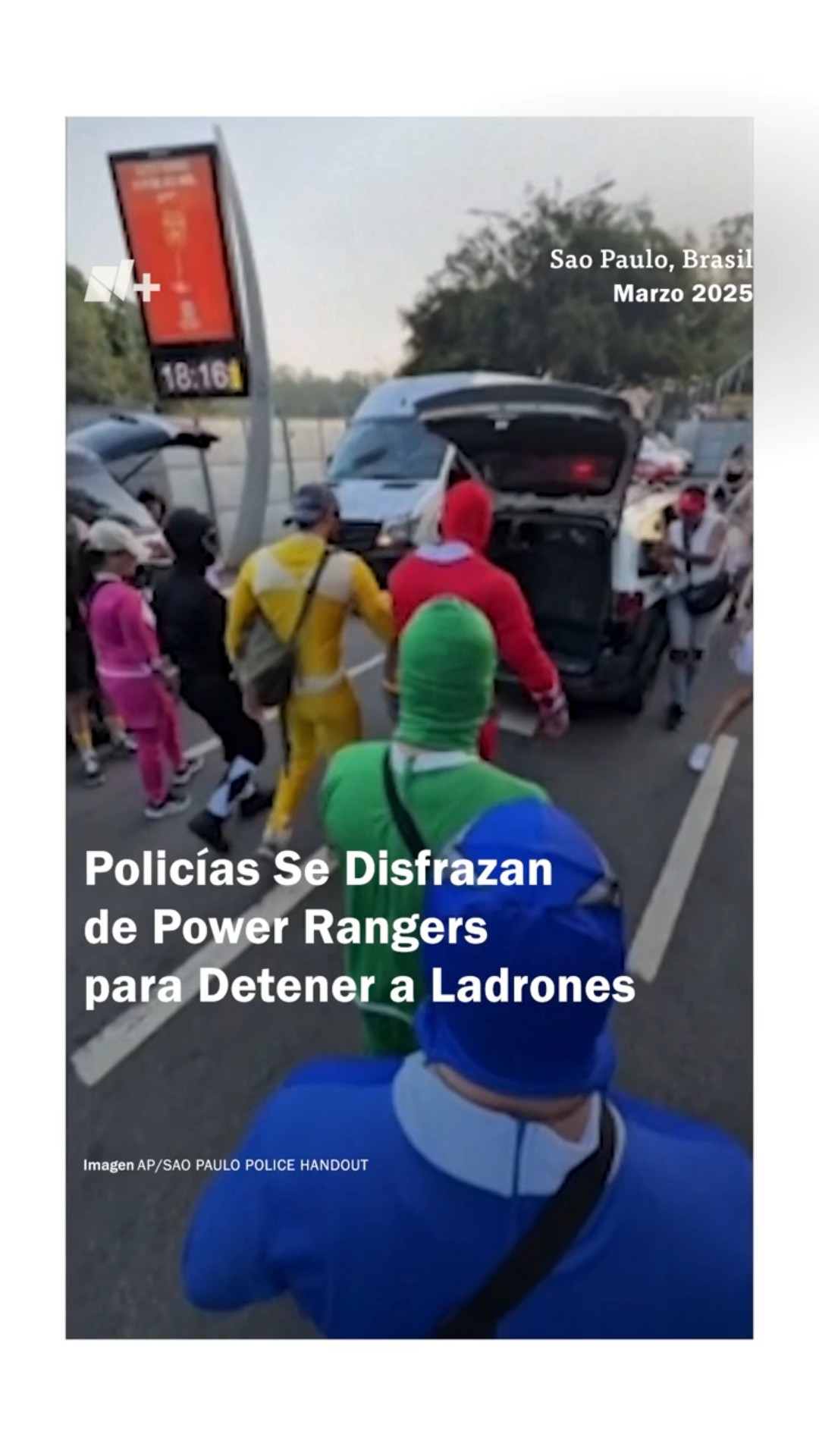 Policías se disfrazan para detener a ladrones #nmas #shorts #policia