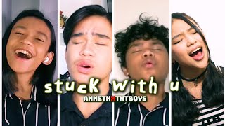 STUCK WITH YOU (ARIANA GRANDE \u0026 JUSTIN BIEBER) COVERED BY ANNETH X TNT BOYS