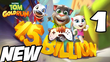 Talking Tom Gold Run Gameplay Walkthrough Part 1! Tom