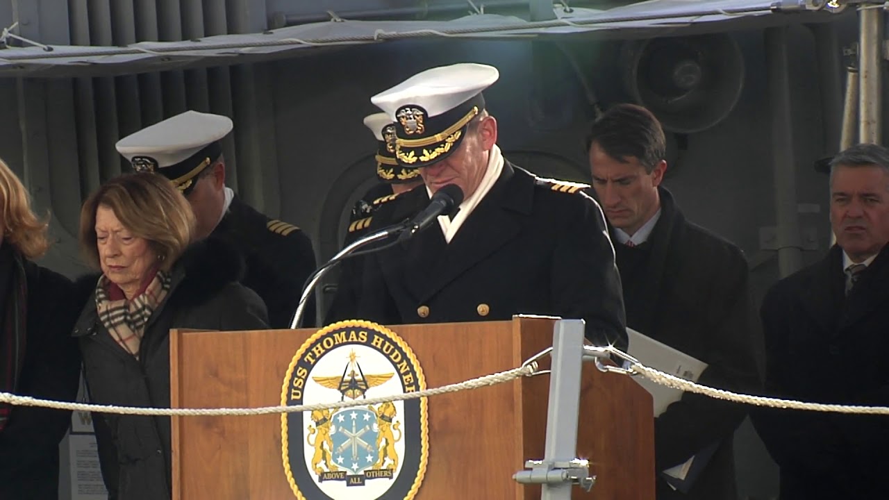 USS Hudner Commissioning Ceremony