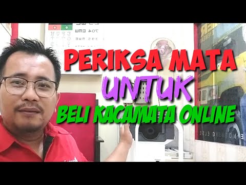 Periksa Minus Mata Untuk Beli Kacamata Online