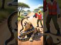 Heroic Rescue Lion Saved From Giant Python Attack Animalrescue mp3