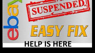 eBay First Listing Suspension, Passing The 1st eBay Suspension a Stealth Solution.