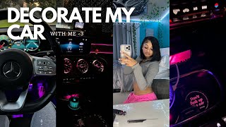Decorate My Car With Me || Car Decor Haul, Emergency kit, Getting my windows tinted, etc.