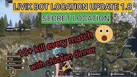 LIVIK BOT LOCATION || SECRET BOT LOCATION IN LIVIK MAP  UPDATE 1.8 || KILL 10+ BOT EVERY MATCH ||