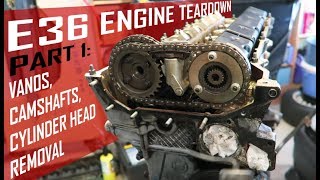 FAST BMW E36 Engine Teardown [Pt1]: How to Remove VANOS and Cylinder Head (m50 m52 s50 applications) screenshot 5