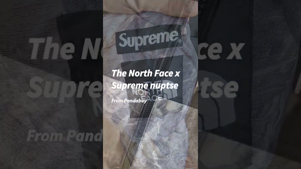 The North Face x Supreme nuptse 