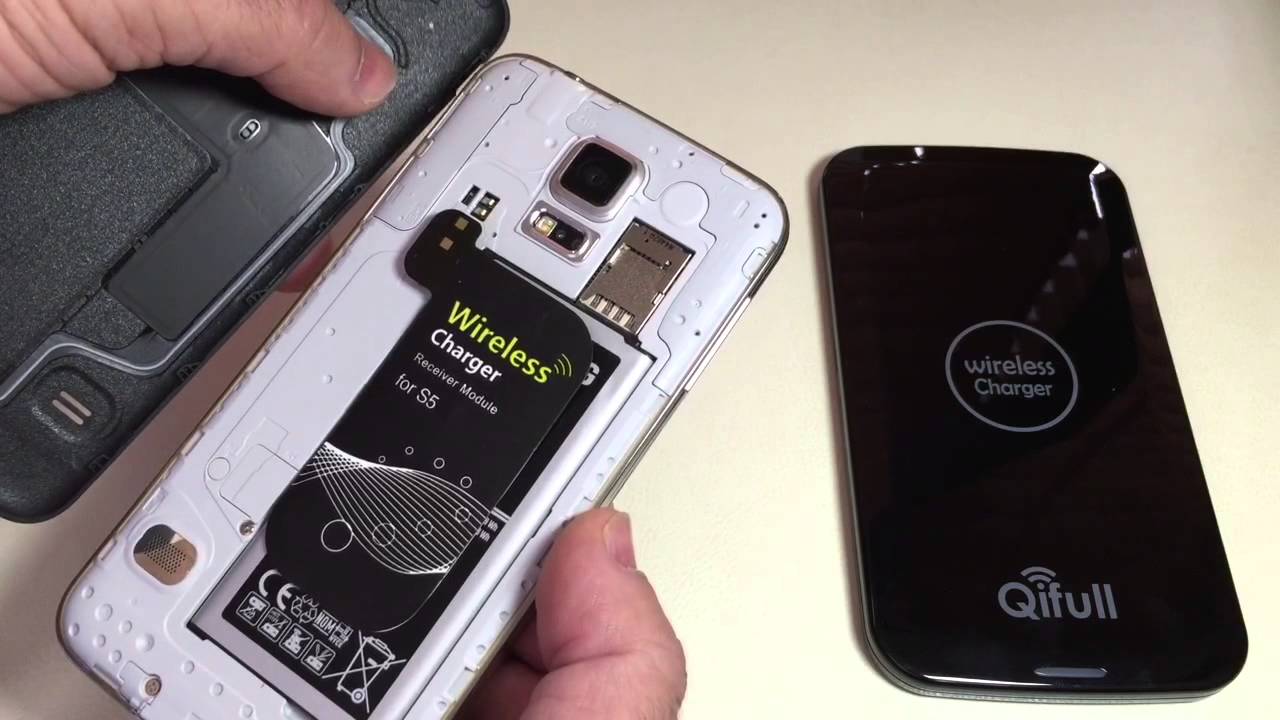 Samsung Galaxy S5 How To Install Qifull Wireless Charger Youtube