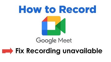 How to record Google meet |  Recording unavailable google meet why (Fixed)