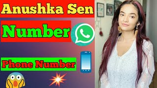 How To Get Anushka Sen Phone Number ? / Actor anushka sen phone whatsapp number//Anushka Sen///