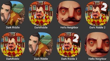 Dark Riddle Classic vs Dark Riddle 2 vs Hello Neighobr 3 vs Dark Riddle 3 vs Hello Neighobr 2