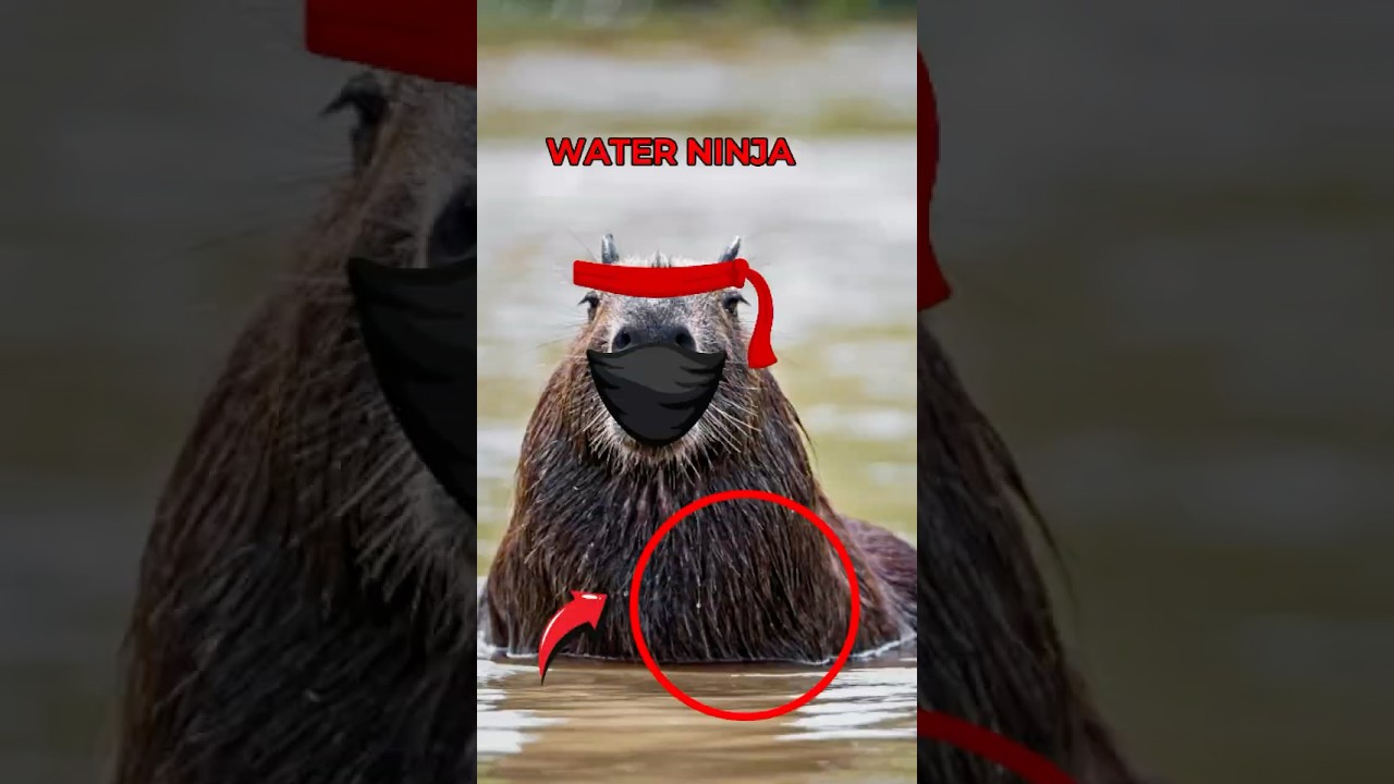 meet the water ninjas! 🥷🏻#mindblowingfacts #viralvideo #pets #animals #facts