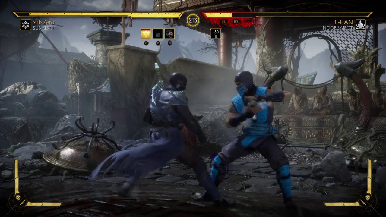 Mortal Kombat 11 Sub Zero VS Noob Saibot Stage 12 - YouTube