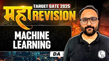 Target GATE 2025 | Machine Learning One Shot GATE  | DS & AI  | Maha Revision