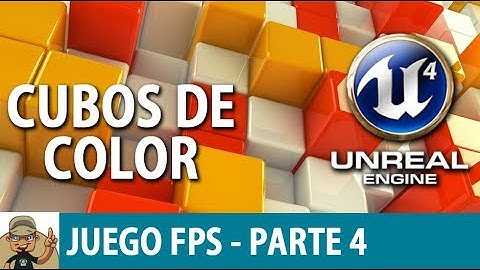 Unreal FPS - Parte 4, Cambiar Cubos de Color - Tutorial Inspector Geek