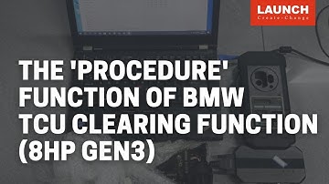 X-PROG3 PC Adaptor | The "procedure" function on BMW for TCU Clearing function ( 8HP GEN3)