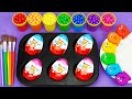 Satisfying Video l How To Make Lollipop Candy with Squid Game & Surprise Eggs Cutting ASMR #124