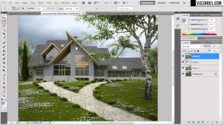 Экстерьер в 3ds max с нуля. Часть 19. "Постобработка"