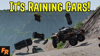 It's Raining Cars On BeamNG Drive!