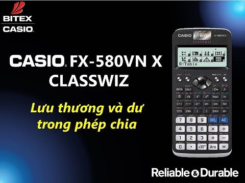 cách tính mod bằng casio