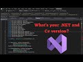 Check your .NET and C# version used by Project in Visual Studio