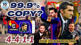 (BEST MESSI TACTIC?)I Cloned VALVERDE’S 18/19 BARCELONA Tactics in eFootball | Reliving the Glory 19