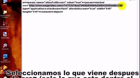 Tutorial postear videos de Megavideo