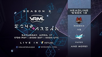 Echo Arena - Venues Showcase NA - Season 3 Week 13 - VRML