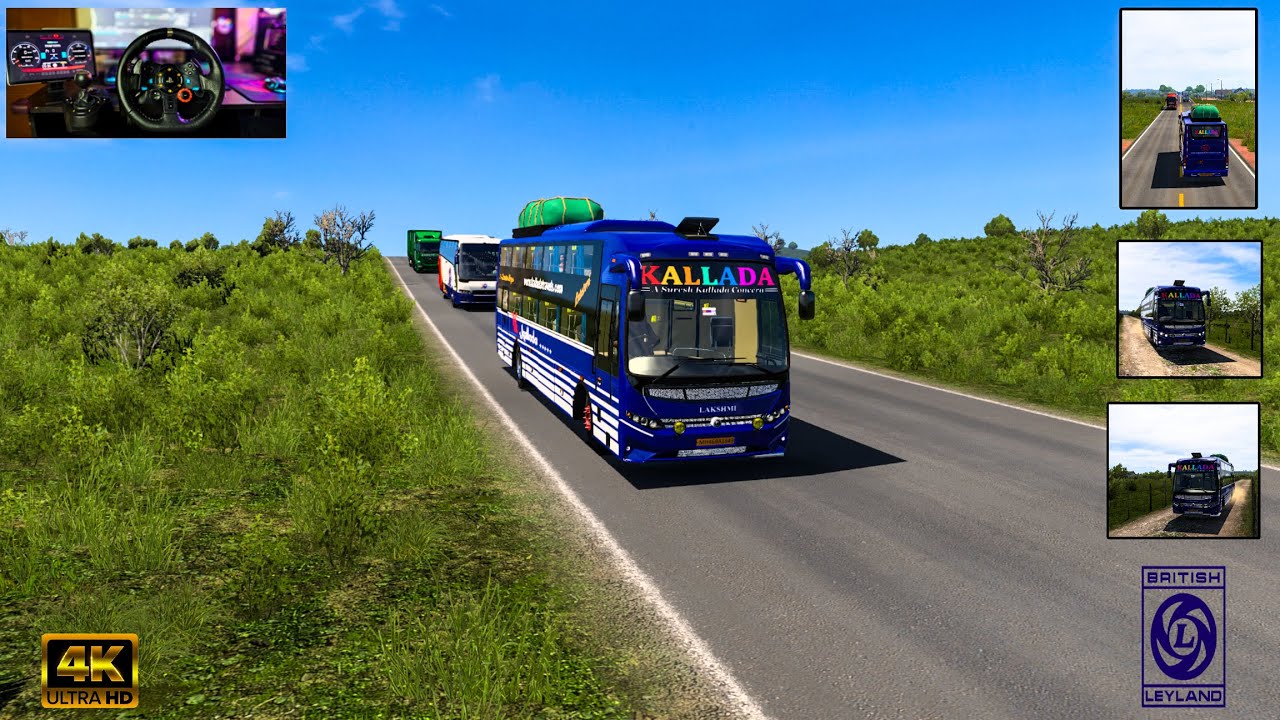 ashok-leyland-sleeper-bus-ets-2-logitech-g29-steering-wheel