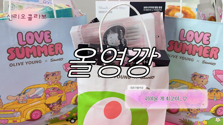 같이 뜯어요🛍️ 내 지갑 다 털어간 올리브영X산리오 내돈내산 올영깡✨ 