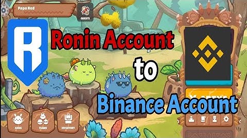 How to transfer SLP Ronin account to Binance Account Tagalog Phone User (Update 2022) | Papa Red Tv