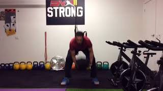 Ultimate Sandbag Jump Squat