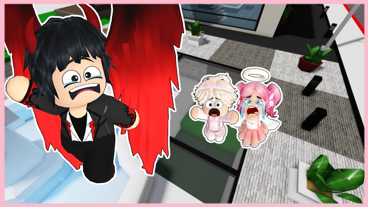 ACIL DAN ANGEL Menangis Di Tinggal DEMON SELAMANYA! Sedih Banget😭- Roblox Roleplay