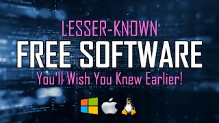 5 free software you'll wish you knew earlier!
