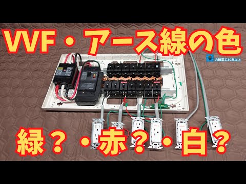 [Earth wire color] Green? Red? White?