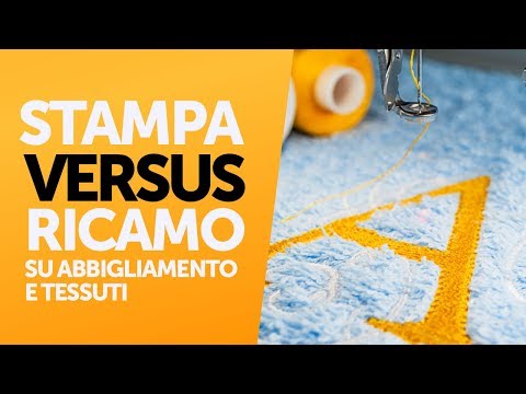 Stampa vs ricamo
