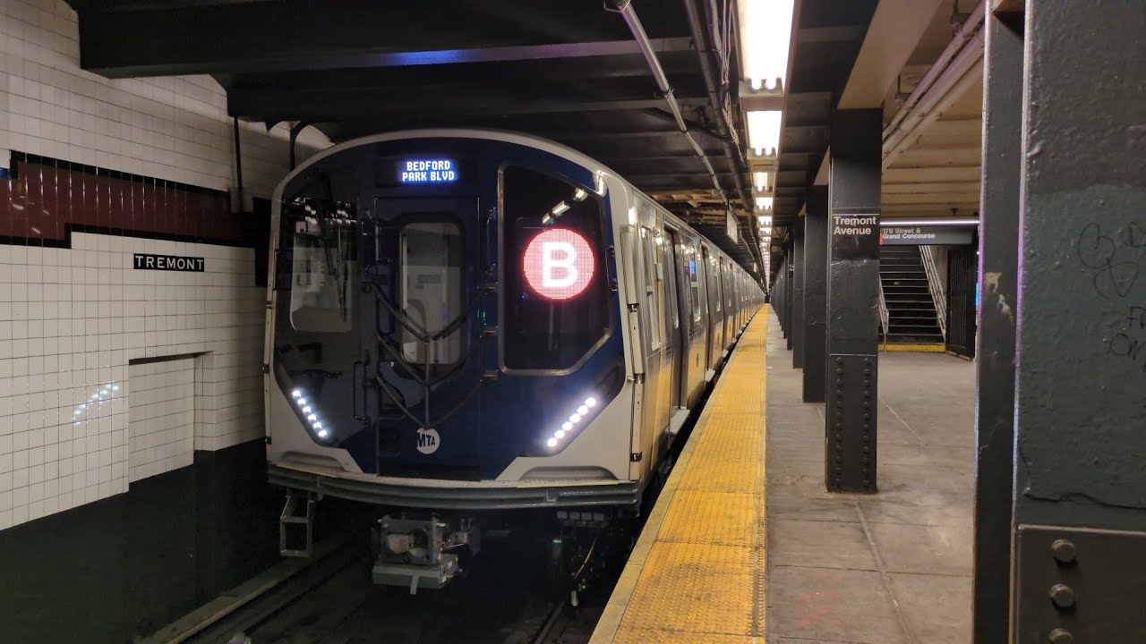 NYC Subway: R211A B Train PM Rush Hour Action in the Bronx (8/20/25)