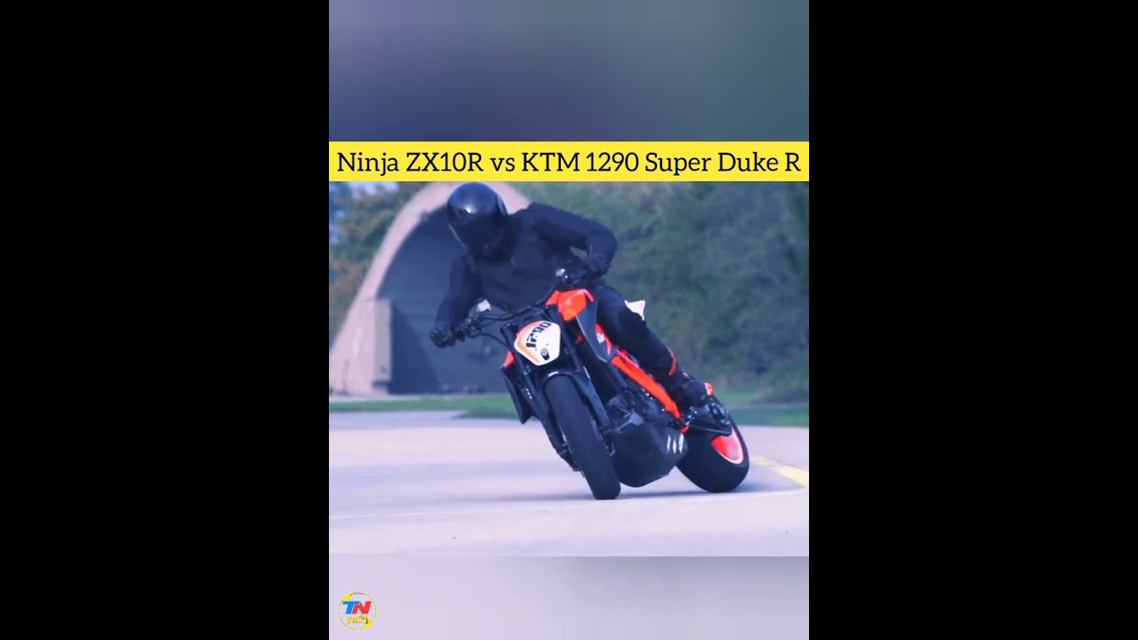 Ninja ZX10R V's KTM Superduke 1290 R 😍 || Kawasaki vs KTM