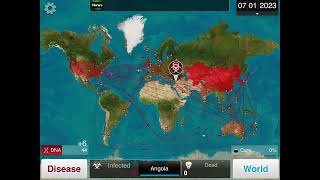 How to beat Bacteria on Normal difficulty on Plague Inc in 4 minutes and 59 seconds screenshot 1