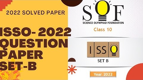 class 10 ISSO previous year paper 2022/class 10 social studies Olympiad/ISSO class 10/ class 10