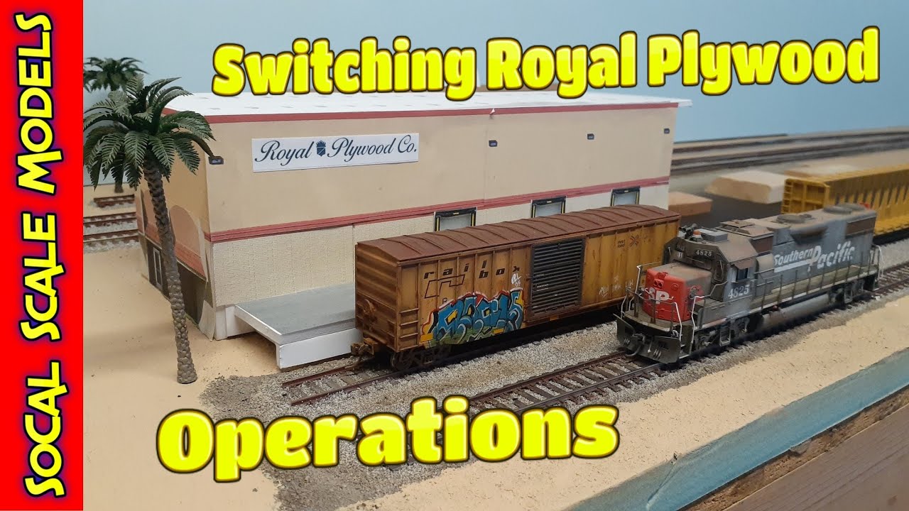 Switching Operation in Southern California at the Royal Plywood Co