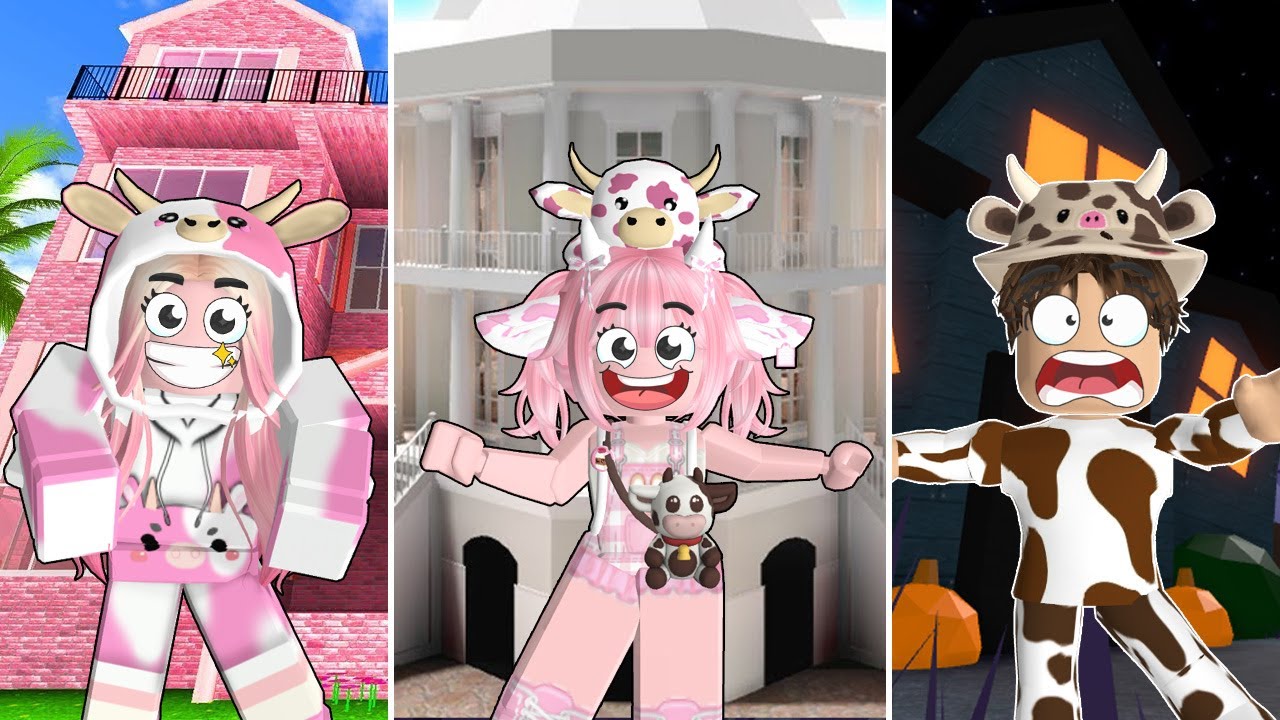 MOMON MOOCI & ABANG CHALLENGE BANGUN RUMAH 1 WARNA di BROOKHAVEN